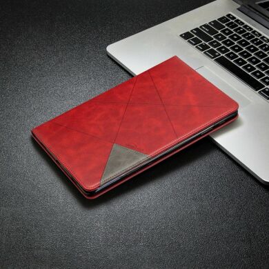 Чохол UniCase Geometric Style для Samsung Galaxy Tab A 10.5 (T590/595) - Red