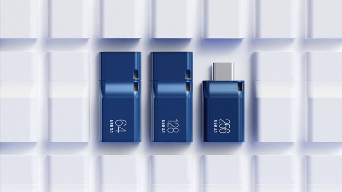 Флеш-память Samsung Flash Drive Type-C 256GB USB 3.2 (MUF-128DA/APC) - Blue