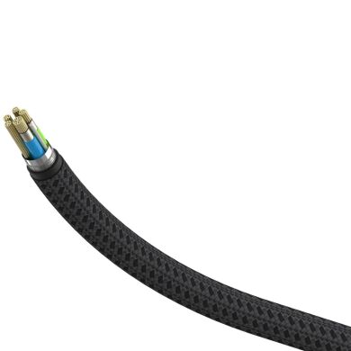 Кабель Sharge Braided Type-C to Type-C (240W, 1.5m) - Black