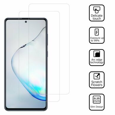 Комплект защитных стекол ITIETIE 2.5D 9H для Samsung Galaxy Note 10 Lite (N770)