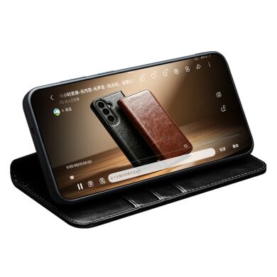 Шкіряний чохол QIALINO Classic Case для Samsung Galaxy S26 FE - Black