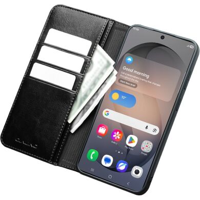 Шкіряний чохол QIALINO Classic Case для Samsung Galaxy S26 FE - Black
