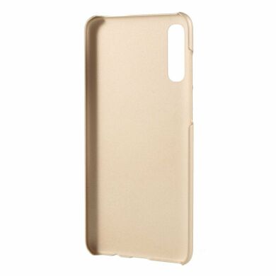 Пластиковый чехол Deexe Hard Shell для Samsung Galaxy A70 (A705) - Gold