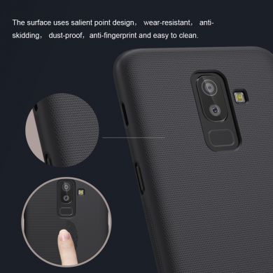 Пластиковий чохол NILLKIN Frosted Shield для Samsung Galaxy J8 2018 (J810) - Black