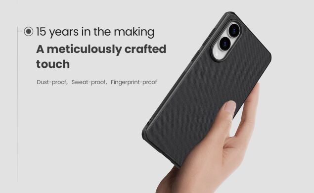 Пластиковый чехол NILLKIN Frosted Shield Pro для Samsung Galaxy S25 Edge (S937) - Black