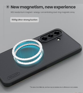 Пластиковий чохол NILLKIN Frosted Shield Pro Magnetic для Samsung Galaxy A57 (A576) - Black