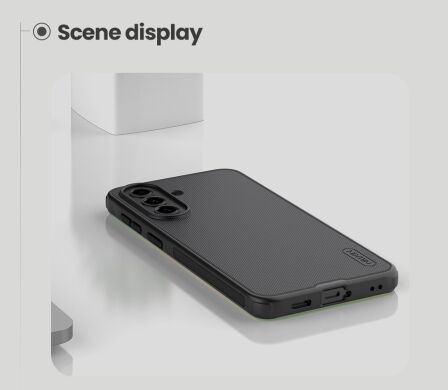 Пластиковий чохол NILLKIN Frosted Shield Pro Magnetic для Samsung Galaxy A57 (A576) - Black