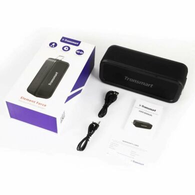 Портативная акустика TRONSMART Element Force Waterproof Portable Bluetooth Speaker - Black