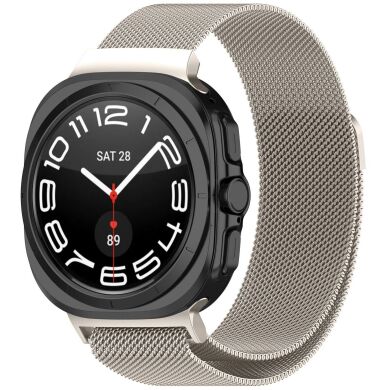 Ремешок Deexe Milanese Loop для Samsung Galaxy Watch Ultra (2025) - Starlight