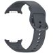 Ремешок Deexe Silicone Band для Samsung Galaxy Watch 8 (40/44mm) / 8 Classic - Dark Grey. Фото 3 из 7