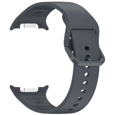 Ремешок Deexe Silicone Band для Samsung Galaxy Watch 8 (40/44mm) / 8 Classic - Dark Grey