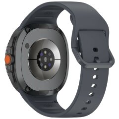 Ремешок Deexe Silicone Band для Samsung Galaxy Watch 8 (40/44mm) / 8 Classic - Dark Grey