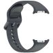 Ремешок Deexe Silicone Band для Samsung Galaxy Watch 8 (40/44mm) / 8 Classic - Dark Grey. Фото 4 из 7