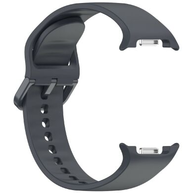 Ремешок Deexe Silicone Band для Samsung Galaxy Watch 8 (40/44mm) / 8 Classic - Dark Grey