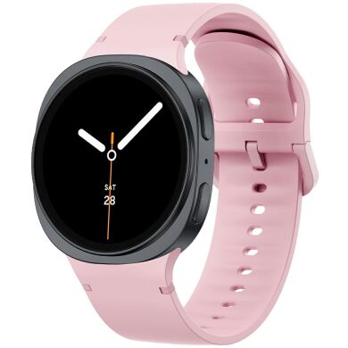 Ремешок Deexe Soft Silicone для Samsung Galaxy Watch 8 (40/44mm) / 8 Classic - Light Pink