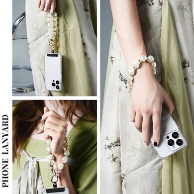 Ремінець для смартфона Leeu Design Pearl Bracelet - Silver