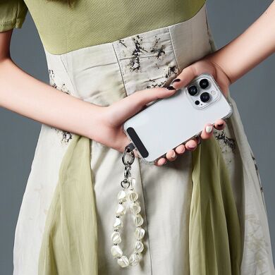 Ремінець для смартфона Leeu Design Pearl Bracelet - Silver