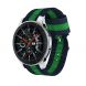 Ремешок UniCase Nylon для Samsung Galaxy Watch 46mm / Watch 3 45mm / Gear S3 - Blue / Green. Фото 1 из 5