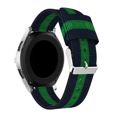 Ремешок UniCase Nylon для Samsung Galaxy Watch 46mm / Watch 3 45mm / Gear S3 - Blue / Green