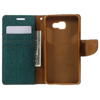 Чохол-книжка MERCURY Canvas Diary для Samsung Galaxy A5 2016 (A510), Зелений