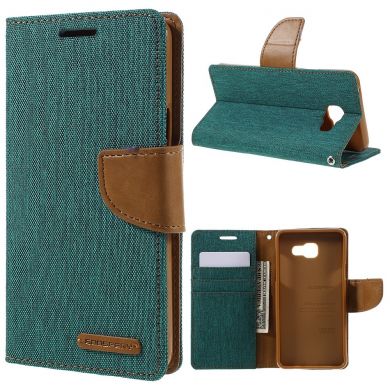 Чохол-книжка MERCURY Canvas Diary для Samsung Galaxy A5 2016 (A510), Зелений