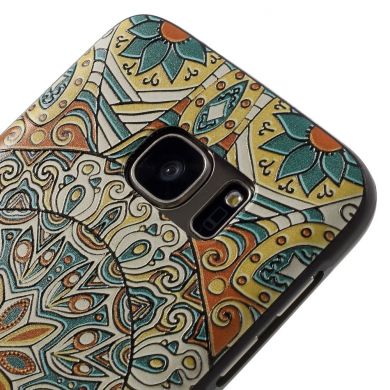 Силиконовый чехол UniCase Color для Samsung Galaxy S7 (G930) - Mandala Flowers