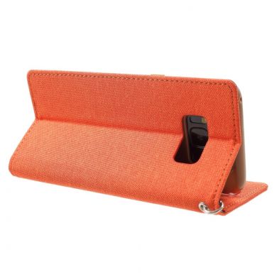 Чехол-книжка MERCURY Canvas Wallet для Samsung Galaxy S8 (G950) - Orange