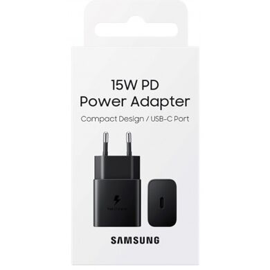 Мережевий зарядний пристрій Samsung 15W Power Adapter (EP-T1510NBEGRU) - Black