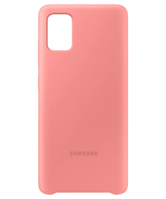 Силіконовий чохол Silicone Cover для Samsung Galaxy A51 (А515) EF-PA515TPEGRU - Pink