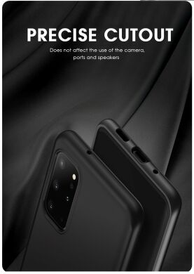 Силіконовий чохол X-LEVEL Matte для Samsung Galaxy S20 Plus (G985) - Black