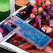 Силиконовый (TPU) чехол Deexe Liquid Glitter для Samsung Galaxy A71 (A715) - Dark Blue. Фото 5 из 7