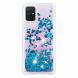 Силіконовий (TPU) чохол Deexe Liquid Glitter для Samsung Galaxy A71 (A715) - Dark Blue