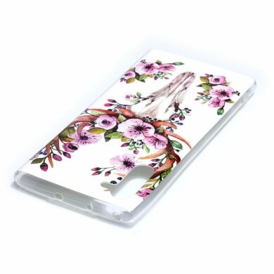 Силіконовий (TPU) чохол Deexe LumiCase для Samsung Galaxy Note 10 (N970) - Flowered Elk