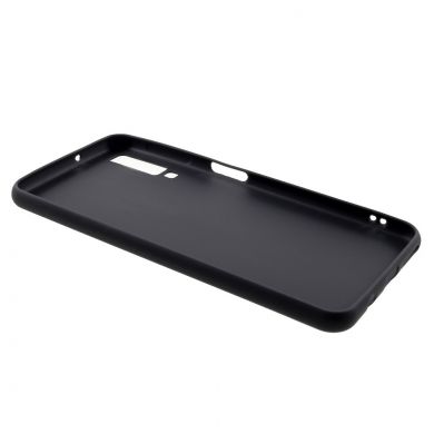 Силиконовый (TPU) чехол Deexe Matte Case для Samsung Galaxy A7 2018 (A750) - Black