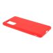 Силіконовий (TPU) чохол Deexe Matte Case для Samsung Galaxy S20 FE (G780) - Red