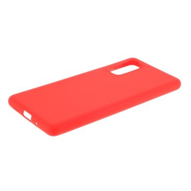 Силіконовий (TPU) чохол Deexe Matte Case для Samsung Galaxy S20 FE (G780) - Red