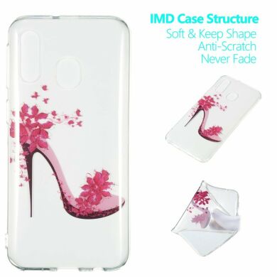 Силіконовий (TPU) чохол Deexe Pretty Glossy для Samsung Galaxy A40 (А405) - eel Shoe