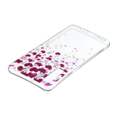 Силиконовый (TPU) чехол Deexe Pretty Glossy для Samsung Galaxy A7 2018 (A750) - Hearts