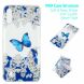 Силіконовий (TPU) чохол Deexe Pretty Glossy для Samsung Galaxy M10 (M105) - Butterfly and White Flowers
