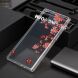 Силиконовый (TPU) чехол Deexe Pretty Glossy для Samsung Galaxy Note 10+ (N975) - Butterfly and Flower. Фото 4 из 5