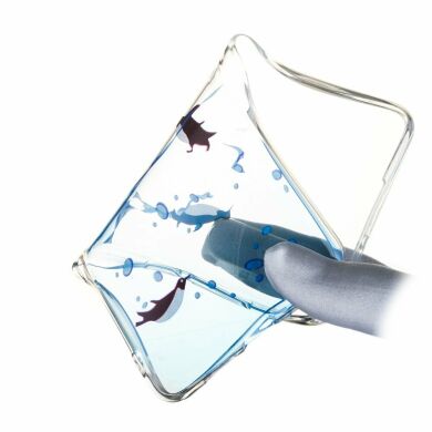 Силіконовий (TPU) чохол Deexe Pretty Glossy для Samsung Galaxy S10e (G970) - Penguin