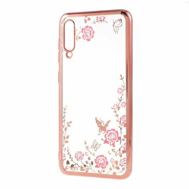Силіконовий (TPU) чохол Deexe Shiny Cover для Samsung Galaxy A50 (A505) / A30s (A307) / A50s (A507) - Rose Gold