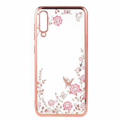 Силіконовий (TPU) чохол Deexe Shiny Cover для Samsung Galaxy A50 (A505) / A30s (A307) / A50s (A507) - Rose Gold