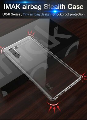 Силіконовий (TPU) чохол IMAK UX-6 Series для Samsung Galaxy Note 10 (N970) - Transparent