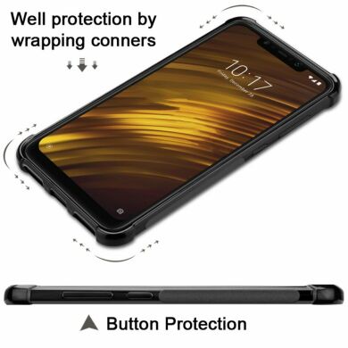 Силиконовый (TPU) чехол IMAK Vega для Samsung Galaxy A20s (A207) - Black