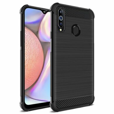 Силиконовый (TPU) чехол IMAK Vega для Samsung Galaxy A20s (A207) - Black