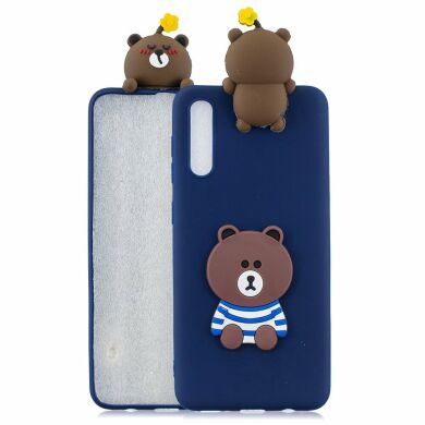 Силіконовий (TPU) чохол UniCase 3D Cartoon Pattern для Samsung Galaxy A50 (A505) / A30s (A307) / A50s (A507) - Bear Pattern
