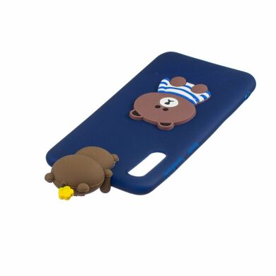 Силіконовий (TPU) чохол UniCase 3D Cartoon Pattern для Samsung Galaxy A50 (A505) / A30s (A307) / A50s (A507) - Bear Pattern