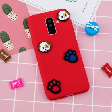 Силіконовий (TPU) чохол UniCase 3D Cartoon Pattern для Samsung Galaxy A6+ 2018 (A605) - Dog Pattern