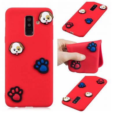 Силіконовий (TPU) чохол UniCase 3D Cartoon Pattern для Samsung Galaxy A6+ 2018 (A605) - Dog Pattern